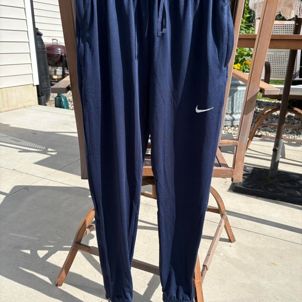 Womens Navy Blue Nike Dri Fit Joggers-NWT Size XS